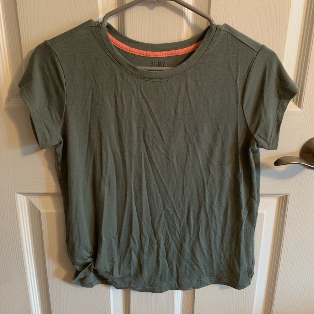 Athleta girl green top